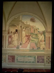 La Flagellation de Saint Benoît, de la Vie de Saint Benoît