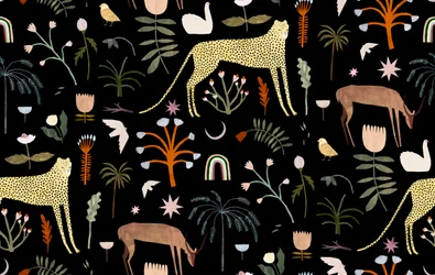 Motif de jardin sauvage, 2018