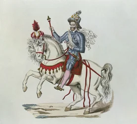 Portrait équestre de Henri IV en 1596