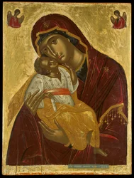Icône de la Vierge de Tendresse, de Crète vers 1609