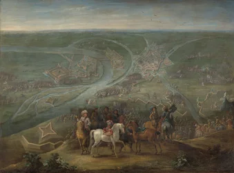 Commandants français au siège de Rheinberg, vers 1675 (huile sur toile)