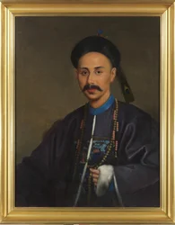 Portrait de Samqua, vers 1850 (huile sur toile)