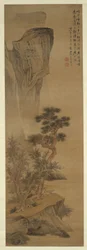 Paysage dans le style de Li Tang
