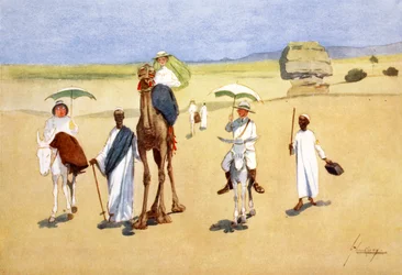 Autour des Pyramides, 1908