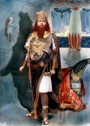 Herbert Beerbohm Tree dans Hérode, vers 1902