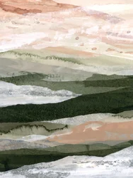 Montagnes stratifiées abstraites