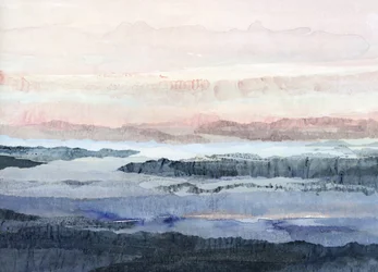 Les teintes oniriques de la montagne