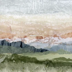 La sérénité des montagnes en couches