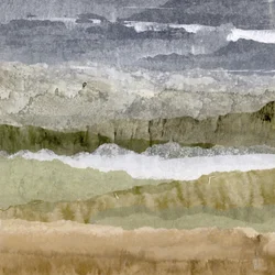 Paysage abstrait aux tons discrets