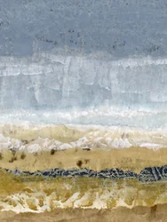 Les couches de la plage sereine