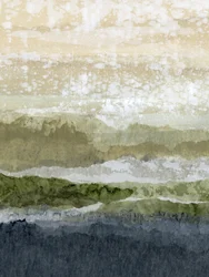 Paysage serein en couches