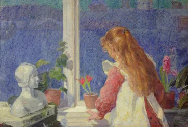 Fille à la fenêtre