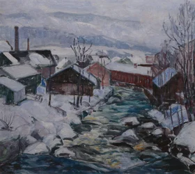 Hiver à Mesna, Lillehammer