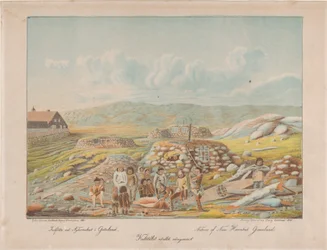 Autochtones de New Herrnhut, Groenland, 1863