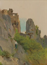 Vue des ruines de Sů?ovské, 1875-85