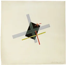 Collage avec centre noir, 1922
