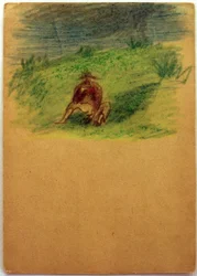 Sans titre (Homme assis sur l