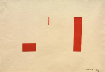 Sans titre (Collage rouge / Image collée rouge)
