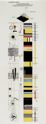 Esquisse de partition. De La scène au Bauhaus Die Bühne im Bauhaus, 1925