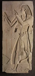 Mentuemhat en habit ecclésiastique, vers 667-647 av. J.-C.