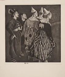 Cinq clowns