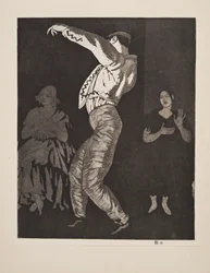 Danseuse espagnole n° II, pub. 1923
