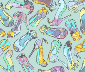 Talons aiguilles, 2012 (technique mixte)