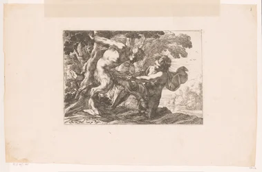 Marsyas écorché par Apollon