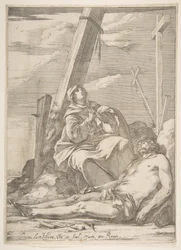Christ et la Vierge au pied de la croix