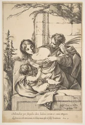 Sainte Famille avec un palmier, 1639