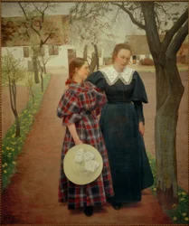 Printemps. Ebba et Sigrid Kähler