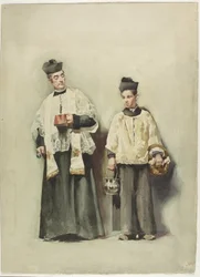 Prêtre et garçon