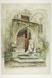 Deux Femmes dans une Porte