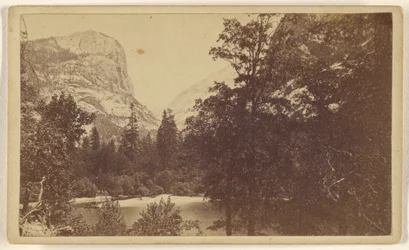 Le lac Mirror. Vallée de Yo-Semite. Mariposa Co.
