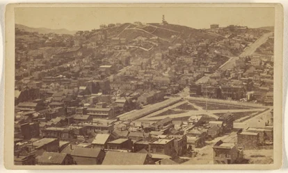 Russian Hill depuis Telegraph Hill, San Francisco.