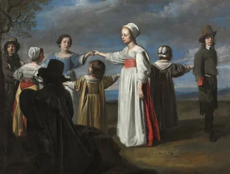 Enfants dansant, vers 1650