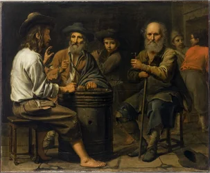 Maître des Cortèges - Peasants in a Tavern, 1640