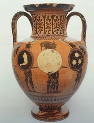 Amphore à figures noires, 515-490 av. J.-C.