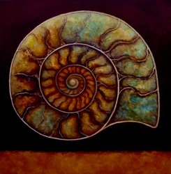 Ammonite or et bordeaux, 2021