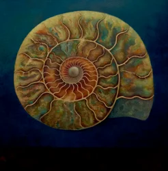 Ammonite, or et vert, 2021