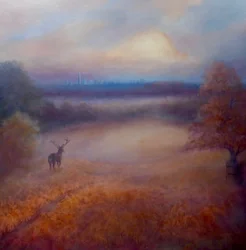 Richmond Park avec vue sur la ville