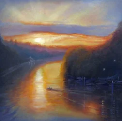 Argent et or, 2024 (huile sur toile)