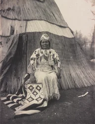 Edna Kash-kash, une femme indienne Cayuse