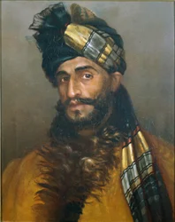 Pathan sowar, 25e cavalerie (force frontière), vers 1908