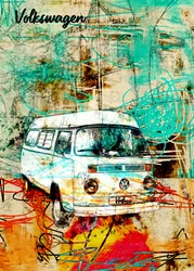 Furgonette rétro Abstract