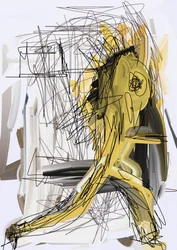 Figurine Dynamic Gold