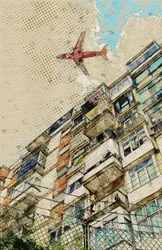 Trajectoire de vol urbaine