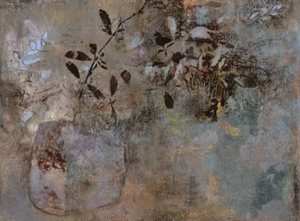 Nature morte botanique aux tons discrets