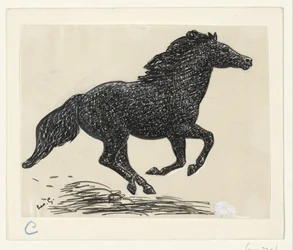 Cheval au galop