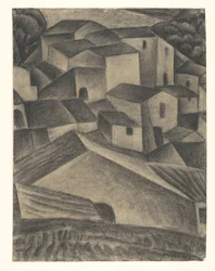 Maisons dans un village italien